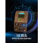 Wholesale ToolkitRC P200 V2 Mini 30V AC100W DC200W 10A GaN Adjustable Mini Desktop Power Supply USB Output
